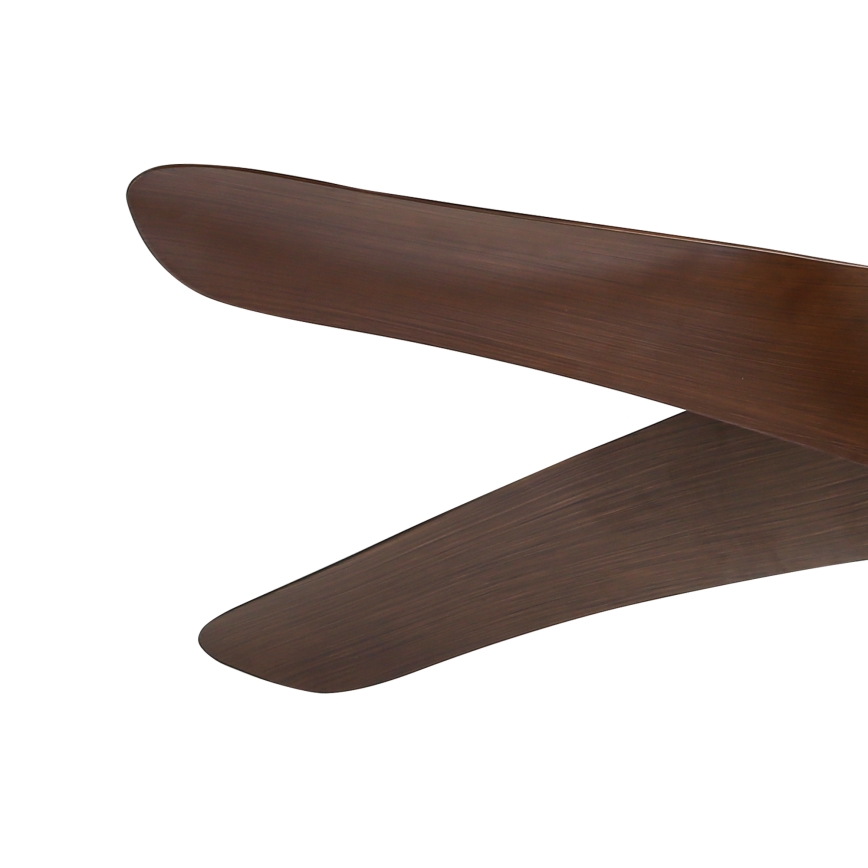 ZEVENTI - LED таванен вентилатор LUCCA LED/18W/230V 3000/4000/6000K Wi-Fi Tuya кафяв + дистанционно управление