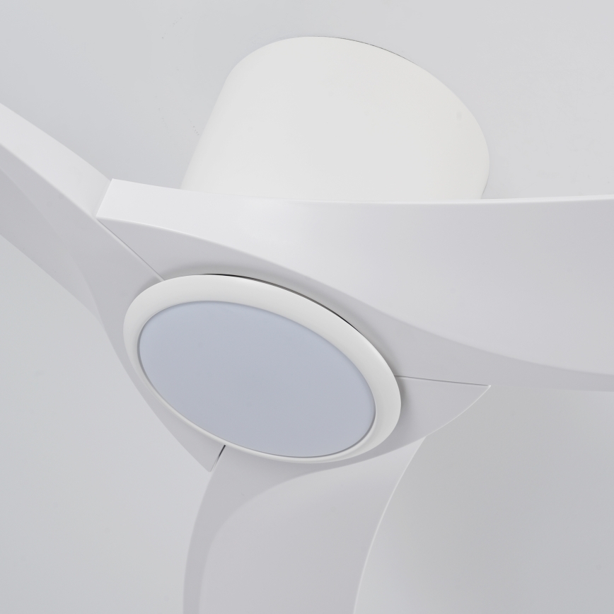 ZEVENTI - Димируем таванен вентилатор ORBITO LED/24W/230V 3000/4000/6000K Wi-Fi Tuya бял + дистанционно управление