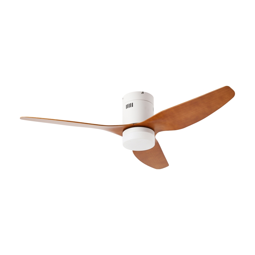 ZEVENTI - LED таванен вентилатор PADUA LED/18W/230V 3000/4000/6000K Wi-Fi Tuya бял/кафяв + дистанционно управление