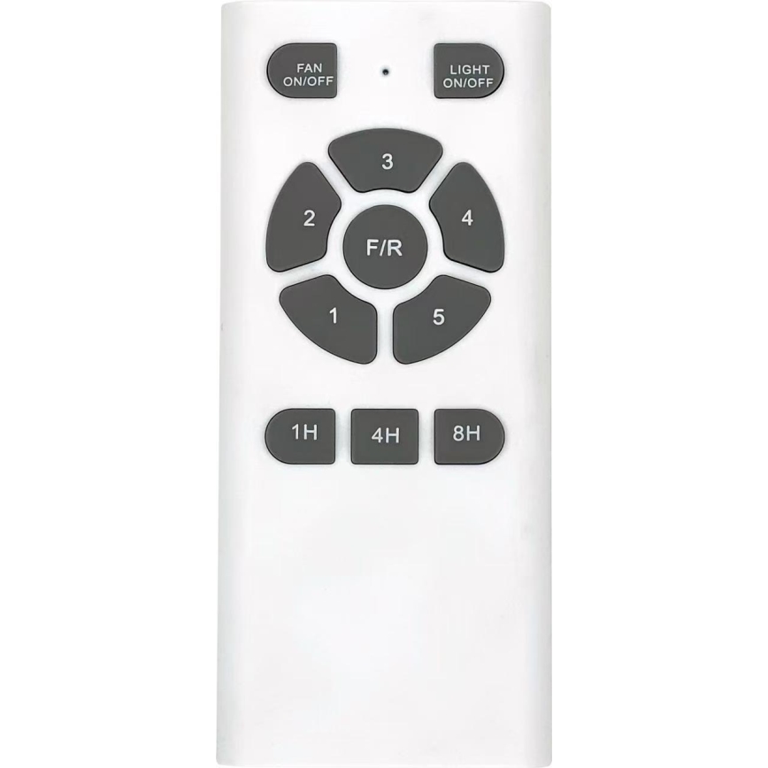 ZEVENTI - LED таванен вентилатор PADUA LED/18W/230V 3000/4000/6000K Wi-Fi Tuya бял/кафяв + дистанционно управление