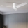 ZEVENTI - LED Вентилатор за таван BARROSA LED/18W/230V 3000/4000/6000K Wi-Fi Tuya бял + дистанционно управление