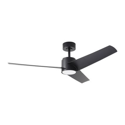 ZEVENTI - LED Димируем таванен вентилатор ORVIETO LED/18W/230V 3000-6000K Wi-Fi Tuya черен + дистанционно управление