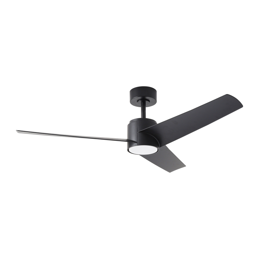 ZEVENTI - LED Димируем таванен вентилатор ORVIETO LED/18W/230V 3000-6000K Wi-Fi Tuya черен + дистанционно управление