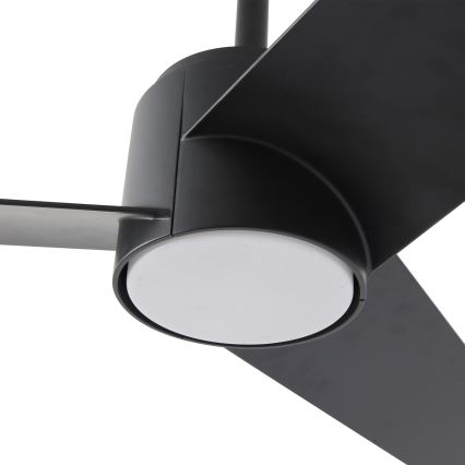 ZEVENTI - LED Димируем таванен вентилатор ORVIETO LED/18W/230V 3000-6000K Wi-Fi Tuya черен + дистанционно управление