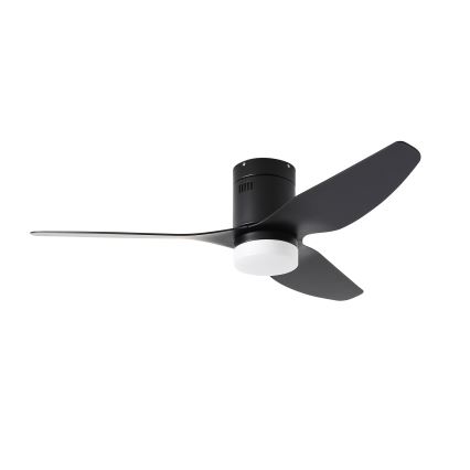 ZEVENTI - LED Димируем таванен вентилатор PADUA LED/18W/230V 3000-6000K Wi-Fi Tuya черен + дистанционно управление