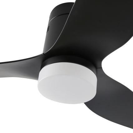 ZEVENTI - LED Димируем таванен вентилатор PADUA LED/18W/230V 3000-6000K Wi-Fi Tuya черен + дистанционно управление