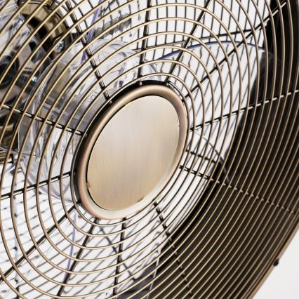 ZEVENTI - Настенен вентилатор FANNY 50W/230V бронзов + дистанционно управление