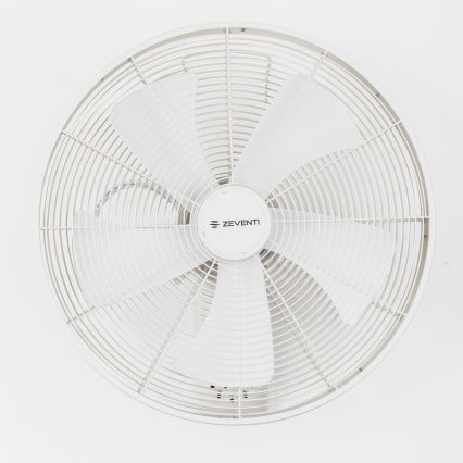 ZEVENTI - Настенен вентилатор FREEZE 50W/230V Ø 45 см бял + дистанционно управление