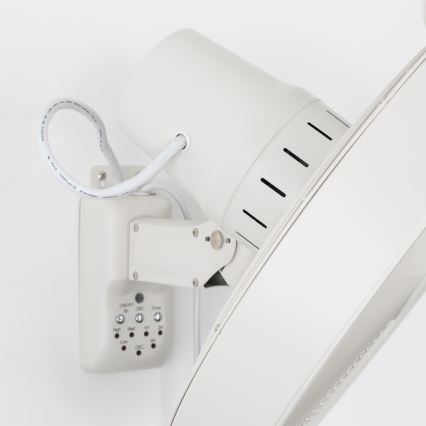 ZEVENTI - Настенен вентилатор FREEZE 50W/230V Ø 45 см бял + дистанционно управление