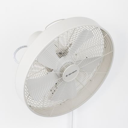 ZEVENTI - Настенен вентилатор FREEZE 50W/230V Ø 45 см бял + дистанционно управление