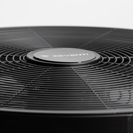 ZEVENTI - Стенен вентилатор FREEZE 50W/230V, с диаметър 45 см, черен + дистанционно управление