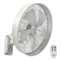 ZEVENTI - Стенен вентилатор FREEZE 50W/230V Ø 40 см бял + дистанционно управление