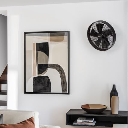 ZEVENTI - Стенен вентилатор FREEZE 50W/230V Ø 40 см черен + дистанционно управление