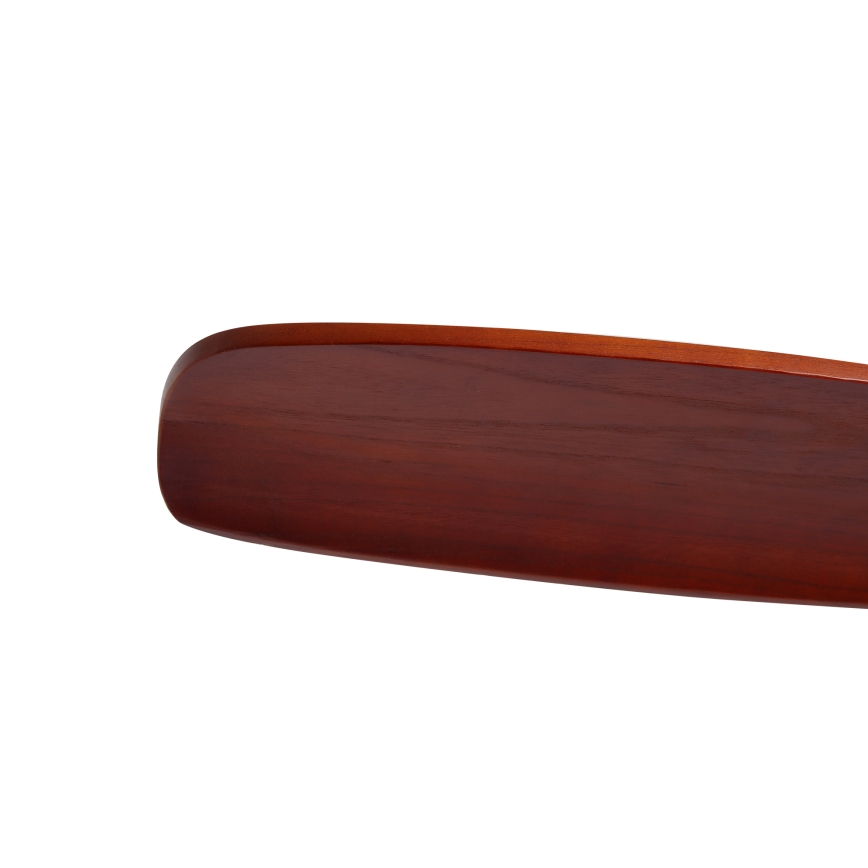 ZEVENTI - Таванен вентилатор CUENCA Wi-Fi Tuya черен/дъб + дистанционно управление