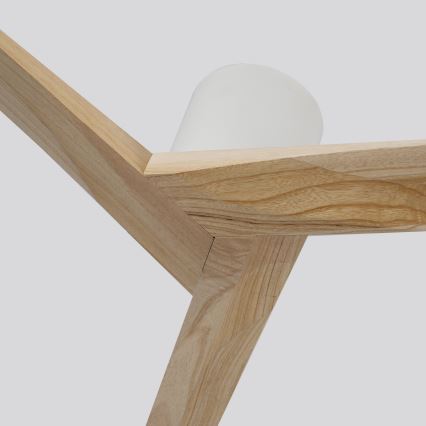 ZEVENTI - Таванен вентилатор VELLON Wi-Fi Tuya бял/пауловния + дистанционно управление