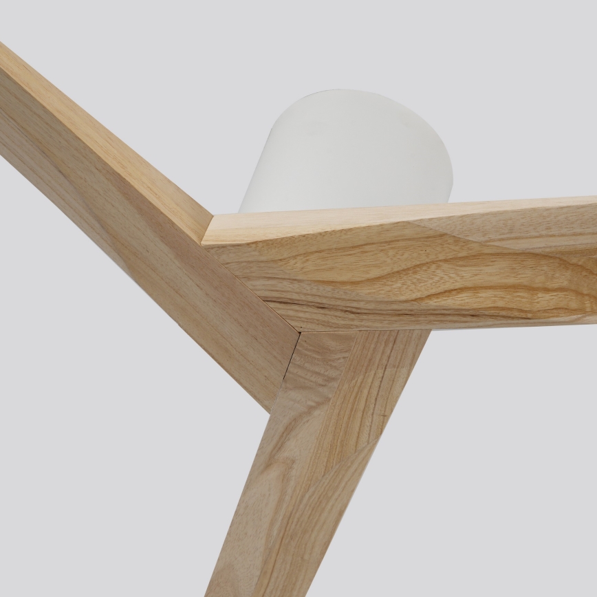 ZEVENTI - Таванен вентилатор VELLON Wi-Fi Tuya бял/пауловния + дистанционно управление