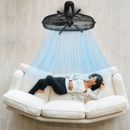 ZEVENTI - Вентилатор на стойка FLOW 40W/230V черен