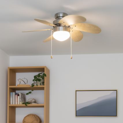ZEVENTI - Вентилатор за таван FAMARA 1xE14/60W/230V бежов