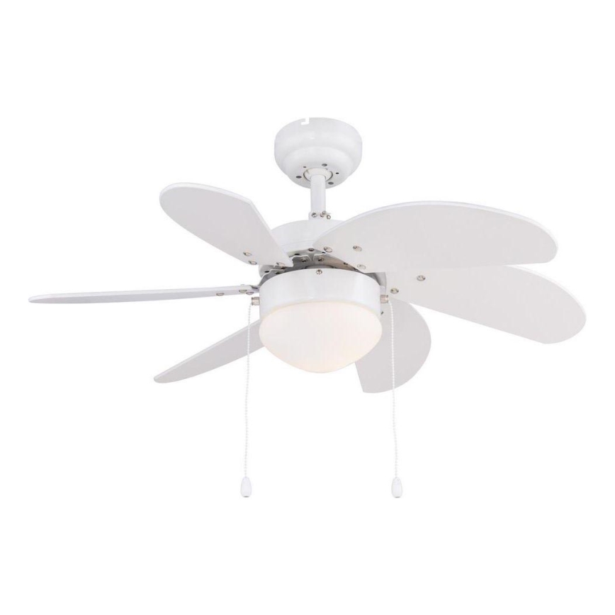 ZEVENTI - Вентилатор за таван FAMARA 1xE14/60W/230V бял