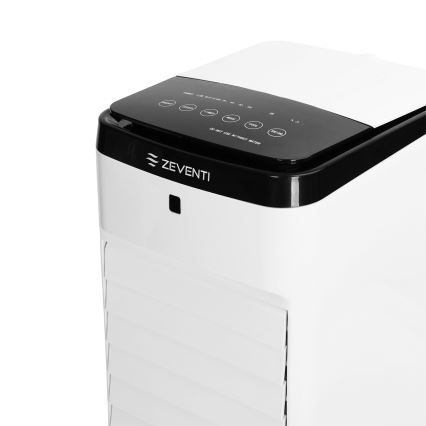 ZEVENTI - Въздушен охладител ARCTIC 60W/230V черен/бял + дистанционно управление