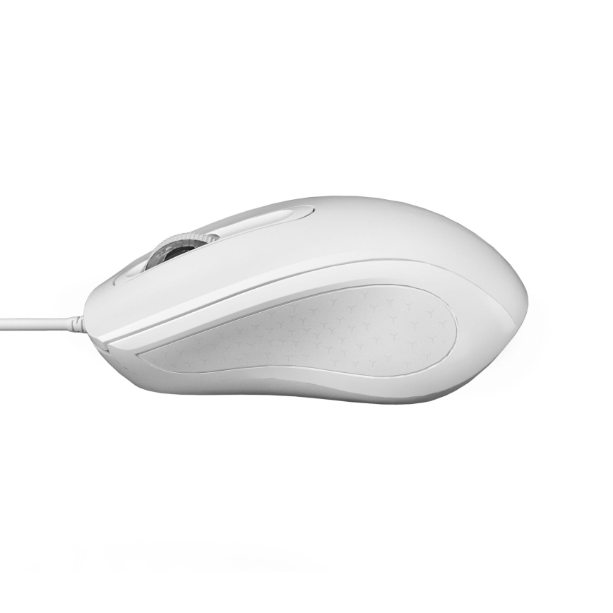 Жична мишка 1200 DPI бял