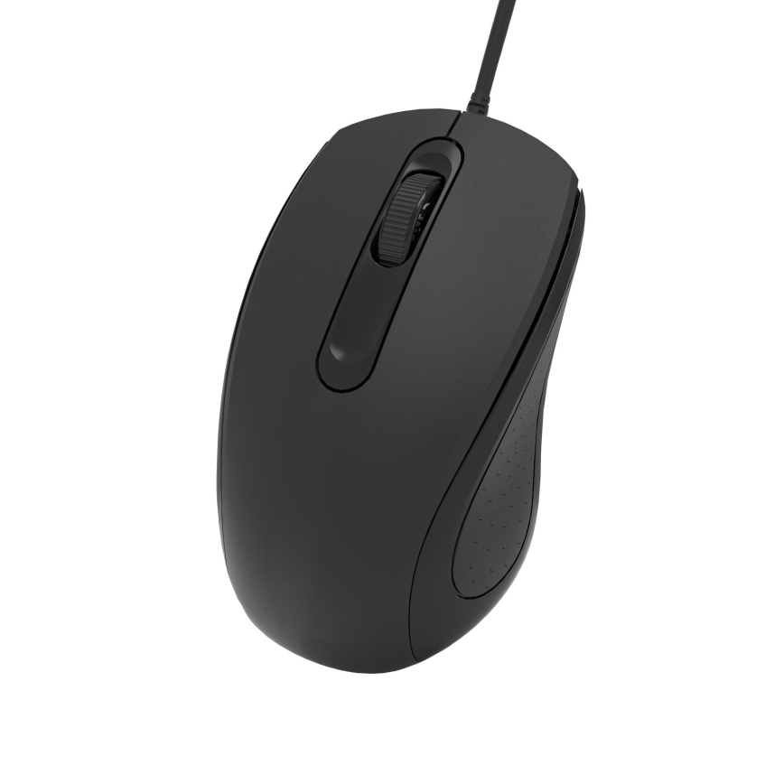 Жична мишка 1200 DPI USB-C черен
