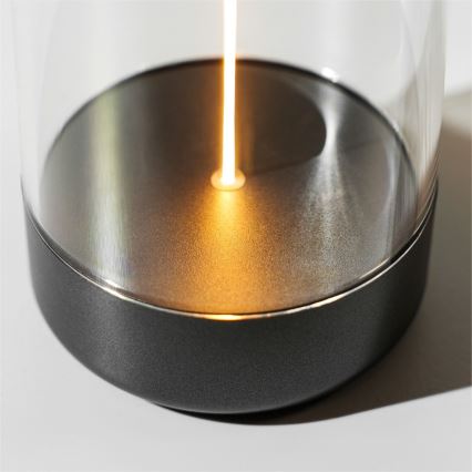 Zuma Line - LED регулируема презареждаема настолна лампа LED/0,5W/230V черна IP54