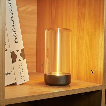 Zuma Line - LED регулируема презареждаема настолна лампа LED/0,5W/230V черна IP54