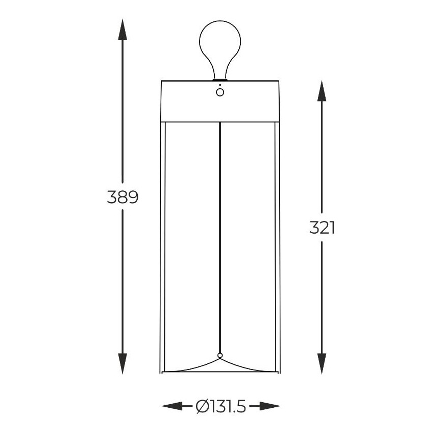 Zuma Line - LED Димируема акумулаторна настолна лампа LED/1,2W/230V сив IP54