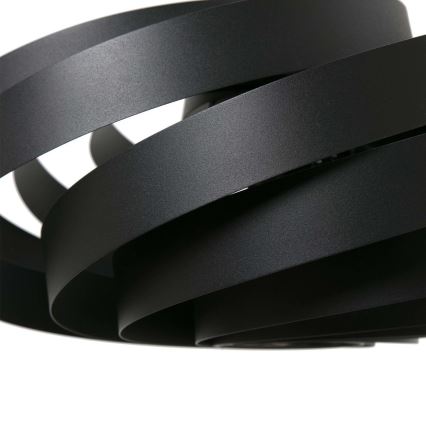 Zuma Line - Висящ полилей 4xE27/40W/230V черен