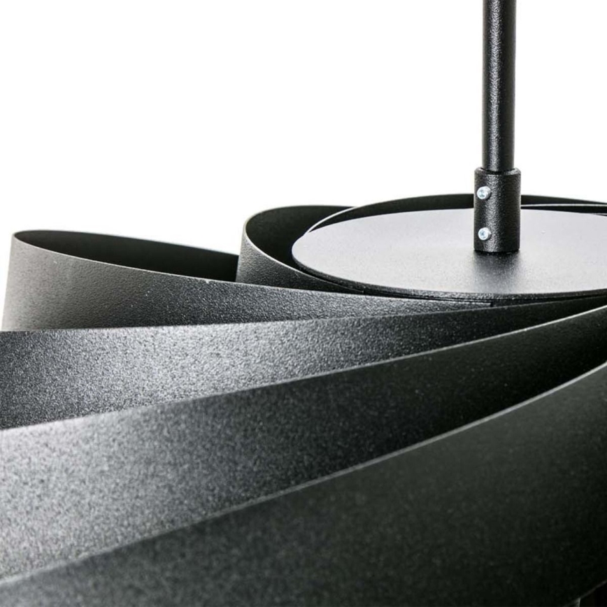 Zuma Line - Висящ полилей 4xE27/40W/230V черен