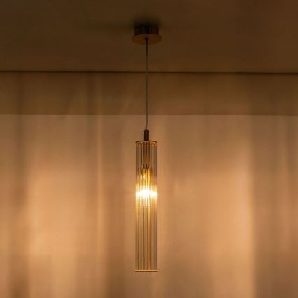 Zuma Line - Пендел на кабел 1xE14/7W/230V златен