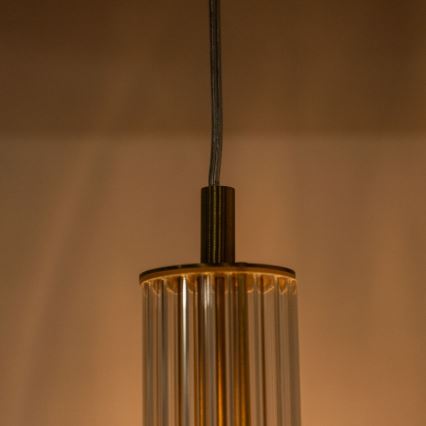 Zuma Line - Пендел на кабел 1xE14/7W/230V златен