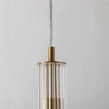 Zuma Line - Пендел на кабел 1xE14/7W/230V златен