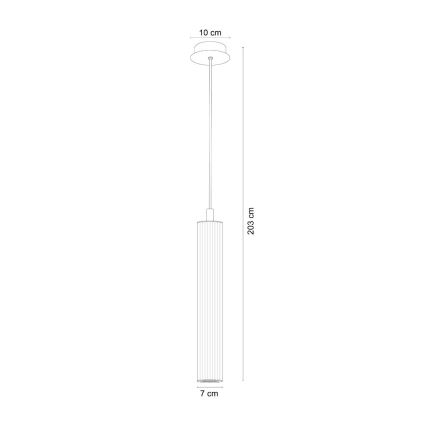 Zuma Line - Пендел на кабел 1xE14/7W/230V златен