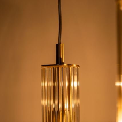 Zuma Line - Полилей на кабел 3xE14/7W/230V златист