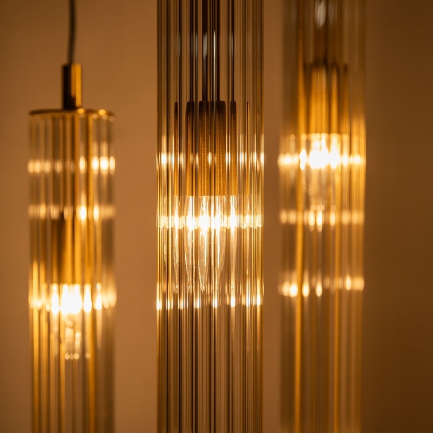 Zuma Line - Полилей на кабел 3xE14/7W/230V златист