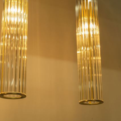 Zuma Line - Полилей на кабел 4xE14/7W/230V златист