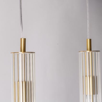 Zuma Line - Полилей на кабел 4xE14/7W/230V златист