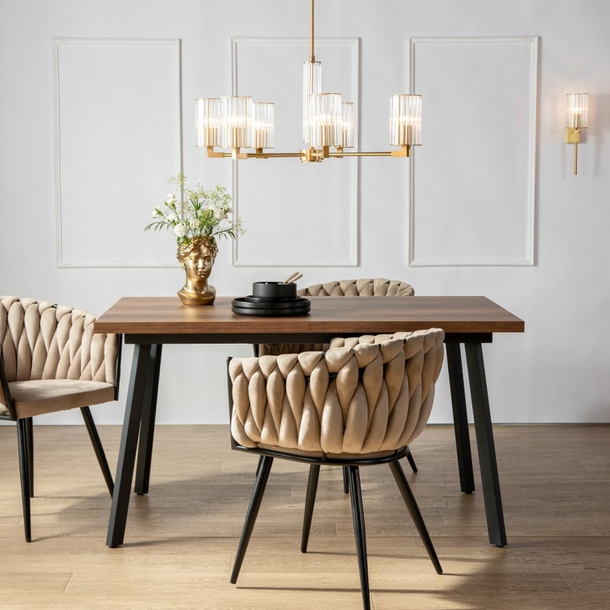 Zuma Line - Полилей на тръба 7xE14/7W/230V златен