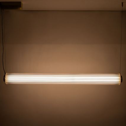 Zuma Line - Димируем LED полилей на кабел LED/39W/230V 2700-6500K златен + дистанционно управление