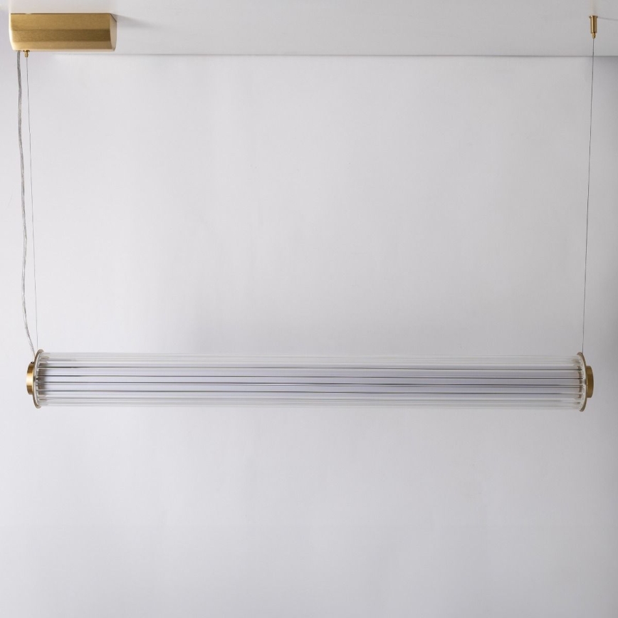 Zuma Line - Димируем LED полилей на кабел LED/39W/230V 2700-6500K златен + дистанционно управление