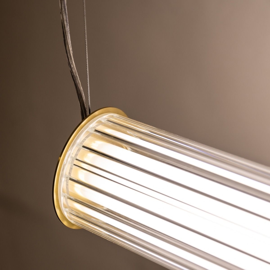 Zuma Line - Димируем LED полилей на кабел LED/39W/230V 2700-6500K златен + дистанционно управление