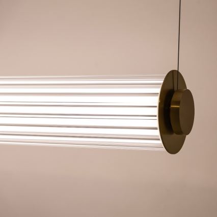 Zuma Line - Димируем LED полилей на кабел LED/39W/230V 2700-6500K златен + дистанционно управление