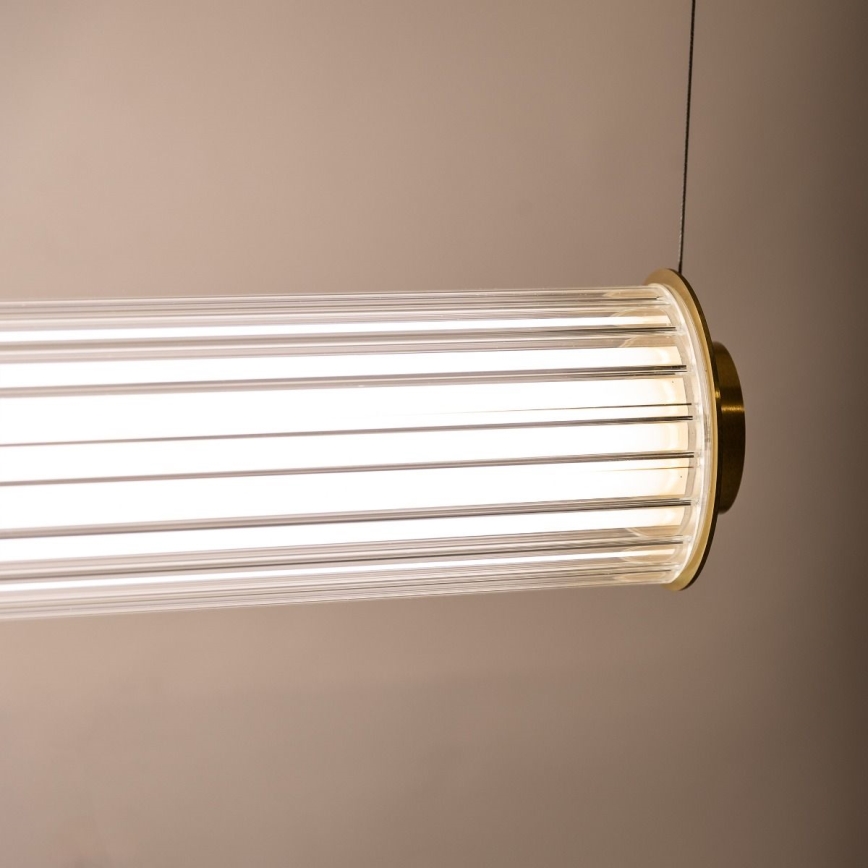 Zuma Line - Димируем LED полилей на кабел LED/39W/230V 2700-6500K златен + дистанционно управление