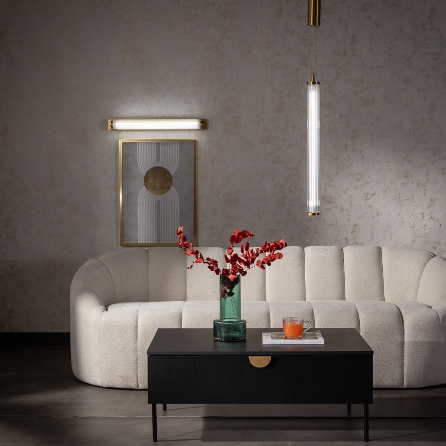 Zuma Line - LED димируем полилей на кабел LED/26W/230V 2700-6500K златист + дистанционно управление