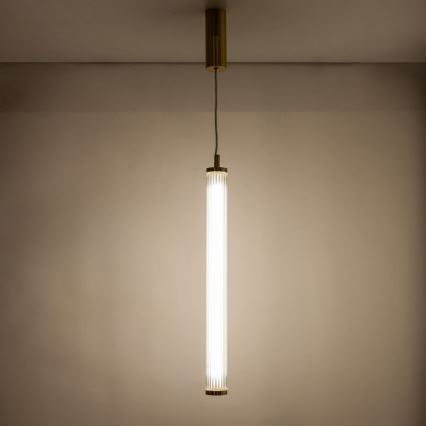 Zuma Line - LED димируем полилей на кабел LED/26W/230V 2700-6500K златист + дистанционно управление