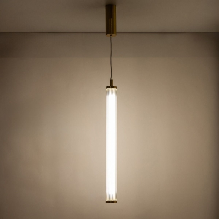 Zuma Line - LED димируем полилей на кабел LED/26W/230V 2700-6500K златист + дистанционно управление