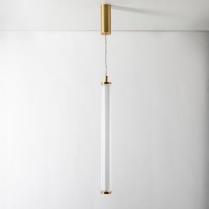 Zuma Line - LED димируем полилей на кабел LED/26W/230V 2700-6500K златист + дистанционно управление