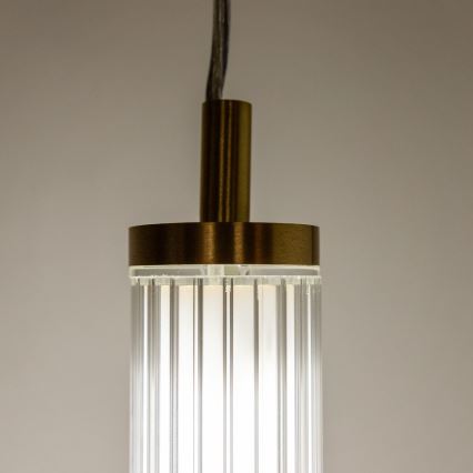 Zuma Line - LED димируем полилей на кабел LED/26W/230V 2700-6500K златист + дистанционно управление